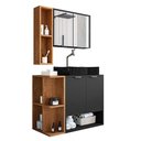 Ver imagem 1 de Conjunto de Banheiro com Gabinete 2 Portas, Cuba Dalla e Espelheira Star