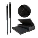 Ver imagem 1 de Kit Pistão a Gás 450 N para Box Baú - Preto (compatível com Solteiro e Bicama Baú)