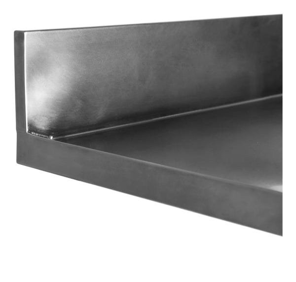 Tampo Pia Aço Inox Industrial com Uma Cuba 50x40x25cm (Direito) - 100x70 cm - Brascool - 4