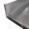 Tampo Pia Aço Inox Industrial com Duas Cubas 50x40x25cm (Direito) - 160x70 cm - Brascool - 6