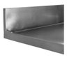 Tampo Pia Aço Inox Industrial com Duas Cubas 50x40x25cm (Direito) - 160x70 cm - Brascool - 3