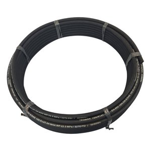 Mangueira Hidráulica R1 At 1 Trama Aço 1/4 10 Mts