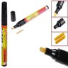 Caneta Retoque Pintura Tira Risco Veículos Tinta Incolor Carro e Moto 2 Pontas Fix It Pro - 2