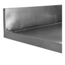 Ver imagem 3 de Tampo Pia Aço Inox Industrial com Duas Cubas 50x40x25cm (Central) - 160x70 cm - Brascool