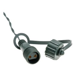 Kit 2 Cordão 300 Leds C/ Função 30m Morno Fio Verde 31V - 3