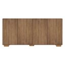 Ver imagem 5 de Aparador Buffet 4 Portas com Pés Quadrados Rustic/natural