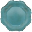 Ver imagem 1 de Sousplat Romantique Turquesa 33 cm Mimo Style- SP1841TU Sousplat Romantique Turquesa 33 cm Mimo