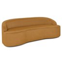 Ver imagem 1 de Sofá 5 Lugares para Sala de Estar Living 300cm Theo D06 Sintético Caramelo - Mpozenato