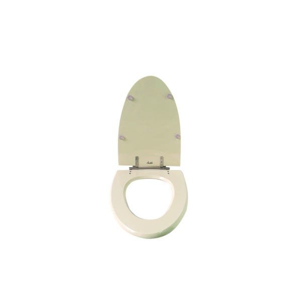 Assento Sanitário Poliéster para Louça Proa (Celite) Aço Cromado (Reb. Oculto) Pergamon - 2