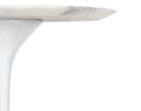 Ver imagem 2 de Mesa Lateral Tulipa Saarinen Redonda 51cm Mármore Branco Extra - Branco