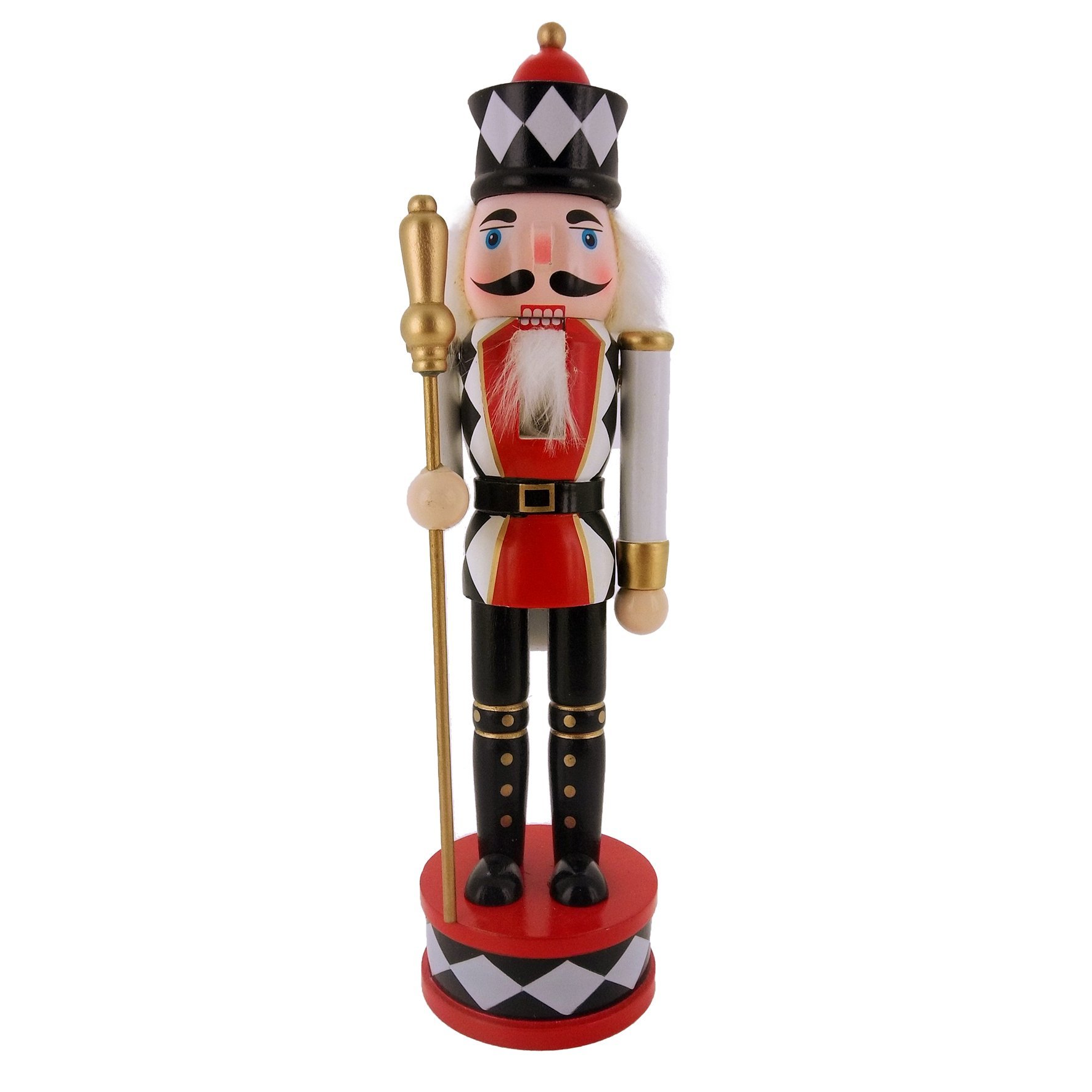 Boneco Soldado Quebra Nozes Natal Papai Noel 30cm - 1