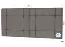 Ver imagem 4 de Cabeceira de Cama Casal Box 140cm Estofada Ellegancy Cinza