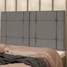 Cabeceira de Cama Casal Box 140cm Estofada Ellegancy Cinza - 1