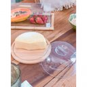 Ver imagem 7 de Kit Bambu Boleira + Porta Frios + Manteigueira + Queijeira + 3 Garrafas