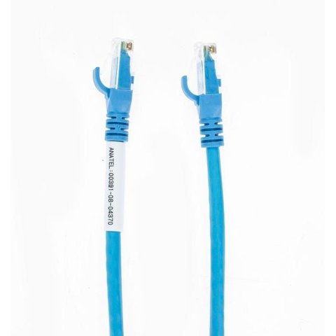 Patch Cord Cat.6 Speedlan 2,5 Metros Azul Speedlan