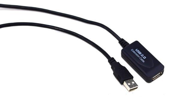 Cabo Extensor USB 2.0 A Macho x Femea 5 metros Tblackrox - 2