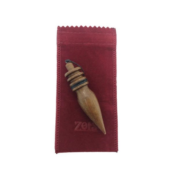 Pêndulo de Madeira Athol Com Saquinho de Veludo Zots 8cm - 3