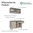 Ver imagem 5 de Armário de Cozinha Compacta 120cm Nice Madesa 02