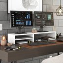 Ver imagem 5 de Suporte Stand Base para Monitor Laptop Soft Elevado 95cm em Mdf com 01 Prateleira - Desk Design