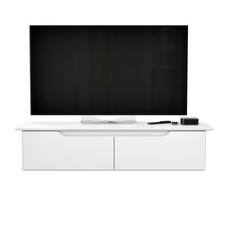 Rack / Aparador Suspenso Flow: Branco - 6