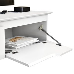 Rack / Aparador Suspenso Flow: Branco - 4