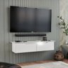Rack / Aparador Suspenso Flow: Branco - 5