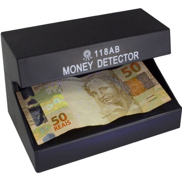 Identificador Detector de Nota Falsa Dinheiro Cheque - 1