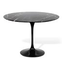 Ver imagem 1 de Mesa de Jantar Tulipa Saarinen Redonda 120cm Mármore Nero - Preto