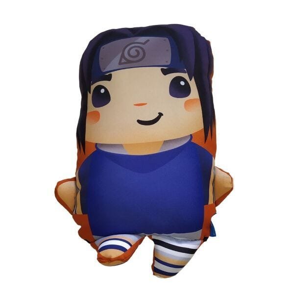 Travesseiro Almofada Personagen Sasuke Cute 40cm Anime - 3