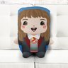 Travesseiro Almofada Boneco Pelúcia 3D Hermione 40cm - 3