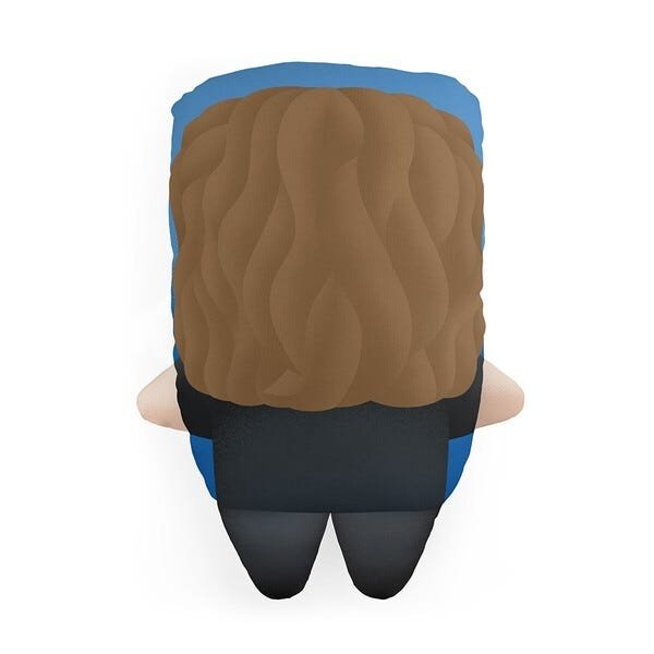 Travesseiro Almofada Boneco Pelúcia 3D Hermione 40cm - 2