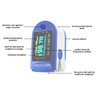 Oximetro Digital de Dedo Pulso Tela LED Aiqura AD805 - 10