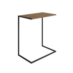 Mesa Lateral Estrutura em Aço 58cm 27886 Steel Quadra Artesano - Vermont/preto Fosco - 2