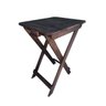Mesa Boteco Madeira Desmontável 50x60x85cm Preta - Volpato - 1