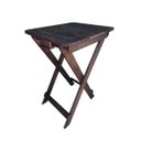 Ver imagem 1 de Mesa Boteco Madeira Desmontável 50x60x85cm Preta - Volpato