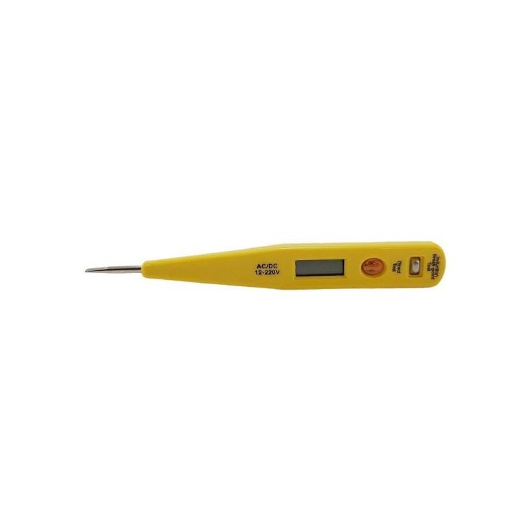Chave Fenda Teste com Voltagem Digital Ac/Dc Profissional 12 A 220V - Eda