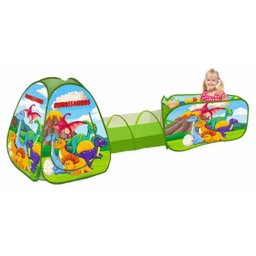 Toca Barraca Túnel 3 Em 1 Infantil Dinossauros - 1