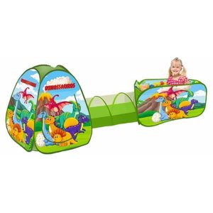 Toca Barraca Túnel 3 Em 1 Infantil Dinossauros