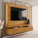 Ver imagem 1 de Painel para TV Alba 75 Polegadas 216cm MDP com LED Cumaru Marrom Casah