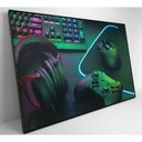 Ver imagem 5 de Quadro Estação Trabalho Gamer 120x80 Cm Adesivo