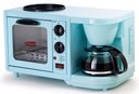 Ver imagem 1 de Elite Gourmet Ebk-200bl Estação de Café da Manhã 3 em 1 Retro Aqua