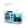 Elite Gourmet Ebk-200bl Estação de Café da Manhã 3 em 1 Retro Aqua - 3