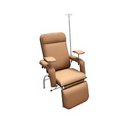 Ver imagem 1 de Poltrona Luxo Hospitalar Reclinável Simultânea Coleta com Suporte de Soro Bege