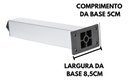 Ver imagem 3 de Kit 5 Pé Alumínio 25cm Fosco Cozinha Móveis 40x40 Regulável