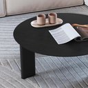 Ver imagem 2 de Mesa de Centro Chanfrada Pe Madeira Nero Preto 28018 Artesano Nero Preto