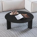 Ver imagem 1 de Mesa de Centro Chanfrada Pe Madeira Nero Preto 28018 Artesano Nero Preto