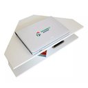 Ver imagem 2 de Mesa Notebook Suspensa Canto Branco em Mdf [f031]