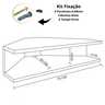 Mesa Notebook Suspensa Canto Branco em Mdf [f031] - 3