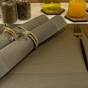 Ver imagem 1 de 4 Jogo Americano Mesa Posta Luxo Restaurante Bar Pvc St Ov