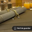 Ver imagem 2 de 4 Jogo Americano Mesa Posta Luxo Restaurante Bar Pvc St Ov